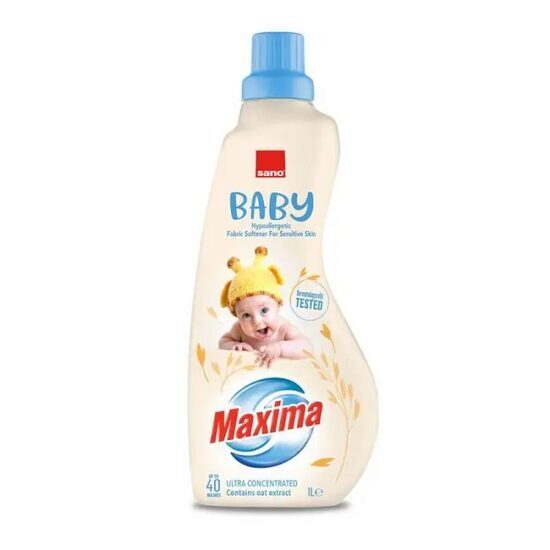 Balsam pentru tesaturi, Sano Maxima Ultra Concentrat Baby Oat, 1l