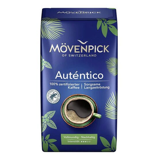 Cafea boabe Mövenpick El Autentico 500g – Arabica & Robusta, certificată Rainforest Alliance