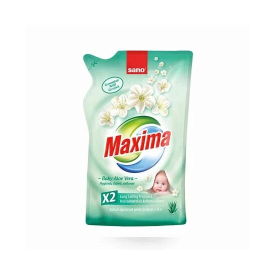 Rezerva balsam de rufe cu Aloe Vera Maxima Baby, 1 litru, Sano