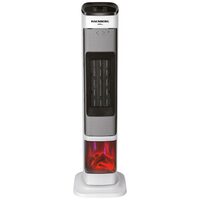 Semineu Electric Digital HAUSBERG HB-8219AB, 2000 W, Efect de Flacără 3D, Încălzire Ceramică PTC, Telecomandă, Afișaj LED, Negru