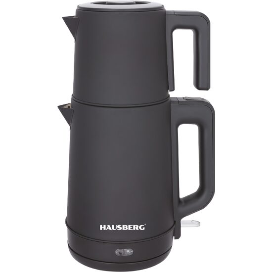 Cana electrica din inox pentru ceai, control dublu, mentinere la cald, filtru inox, 2L, 1800W Hausberg HB3636NG