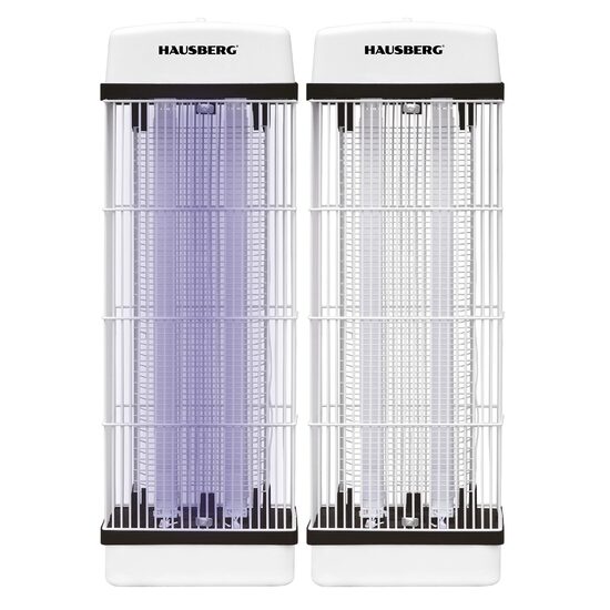 Aparat UV anti insecte Hausberg HB-791AB 40W 2 tuburi lampa tantari