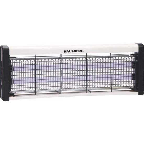 Aparat UV anti-insecte Hausberg HB-790NG, lampa electrica tantari si muste, 2 tuburi UV, 20W, silentios